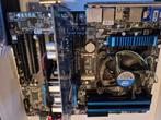 Moederbord compleet met geheugen en videokaart, Computers en Software, Moederborden, Gebruikt, LGA 1151, DDR3, Ophalen of Verzenden