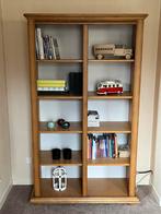 Blank eiken patiné boekenkast, 100 tot 150 cm, 200 cm of meer, Ophalen of Verzenden, Zo goed als nieuw