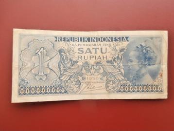 Bank Biljetten Indonesië 1956 -1982 -1984 1988 Java Meisje beschikbaar voor biedingen