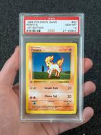 Pokémon PSA 10 1st edition Ponyta #60 Base set, Ophalen of Verzenden, Zo goed als nieuw, Losse kaart, Foil