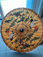 Chinese parasol met kraanvogels en bomen, papier., Ophalen of Verzenden, Zo goed als nieuw