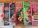 Delicious Kookmagazines - 6 Stuks, Gelezen, Tapas, Hapjes en Dim Sum, Delicious, Gezond koken