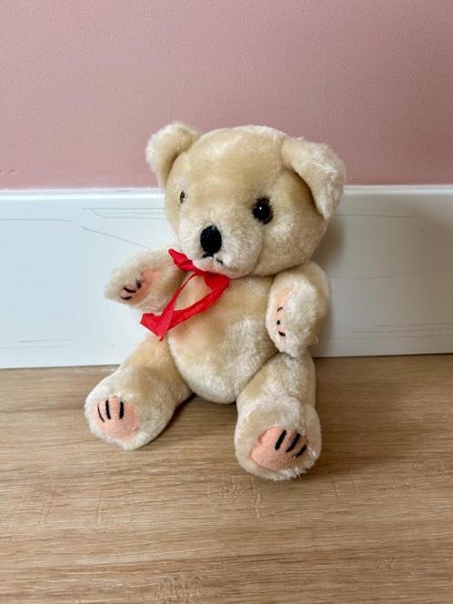 Klein, bruin beertje met beweegbare onderdelen, 15 - 20 cm, Kinderen en Baby's, Speelgoed | Knuffels en Pluche, Zo goed als nieuw