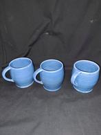 3 Vintage Sylvac 1090 Mugs in Blue - Retro 1930's Art Deco, Verzamelen, Porselein, Kristal en Bestek, Kop en/of schotel, Gebruikt