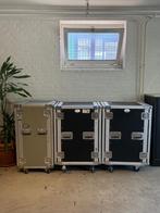 x3 vertical flight/amplifier rack cases, Ophalen of Verzenden, Gebruikt, Overige instrumenten, Flightcase