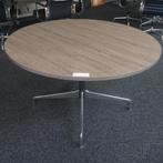Vitra Segmented Vergadertafel | Donker eiken | Ø 120 x 71 cm