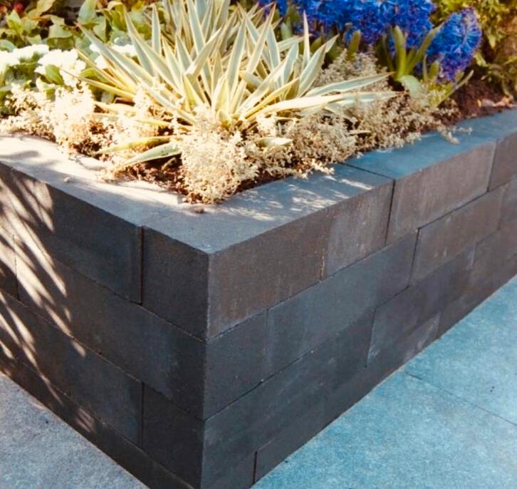 Stapelblokken / Muurblokken, Tuin en Terras, Bielzen en Borders, Nieuw, Blok, Beton, Minder dan 25 cm, Minder dan 100 cm, Ophalen