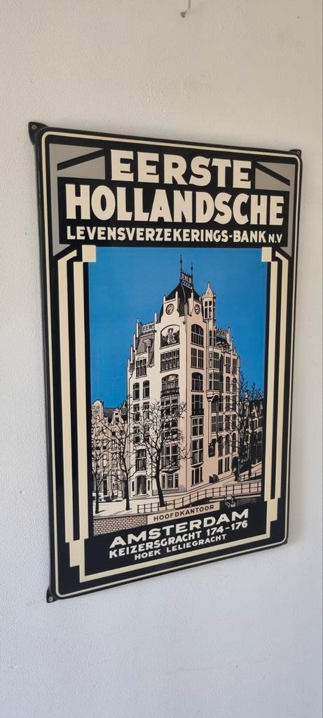 Emaille reclamebord, Verzamelen, Merken en Reclamevoorwerpen, Gebruikt, Reclamebord, Ophalen of Verzenden