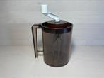 Plastimat slagroomklopper bruin kunststof mengkan 1000 ml, Huis en Inrichting, Ophalen of Verzenden