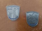 2x Medaille/ insigne van Friesche Moterclub, Postzegels en Munten, Penningen en Medailles, Ophalen of Verzenden, Overige materialen