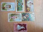 Oude Paaskaarten Frans - Set van 6, Verzamelen, Ophalen of Verzenden, Voor 1920, Gelopen