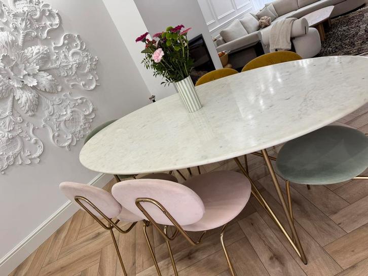 Furnified stoelen velvet, Huis en Inrichting, Stoelen, Zo goed als nieuw, Twee, Overige kleuren, Ophalen of Verzenden