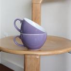 Lila XL kopjes mokken, Huis en Inrichting, Keuken | Servies, Ophalen of Verzenden, Zo goed als nieuw, X, Overige stijlen