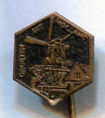 Groeten uit Holland koper molen speldje ( W_097 ) beschikbaar voor biedingen