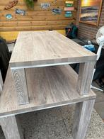 Eetkamer- en salontafel (set of los te koop), Huis en Inrichting, Ophalen, Zo goed als nieuw, Rechthoekig, 50 tot 100 cm