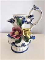 Vintage brocante porseleinen siervaas, Ophalen of Verzenden