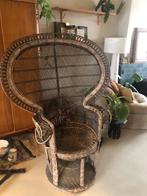 Prachtig oude pauw stoel groot!, Ophalen, Zo goed als nieuw