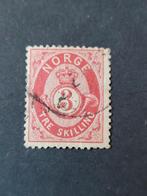Noorwegen 1872/75, Ophalen of Verzenden, Noorwegen, Gestempeld