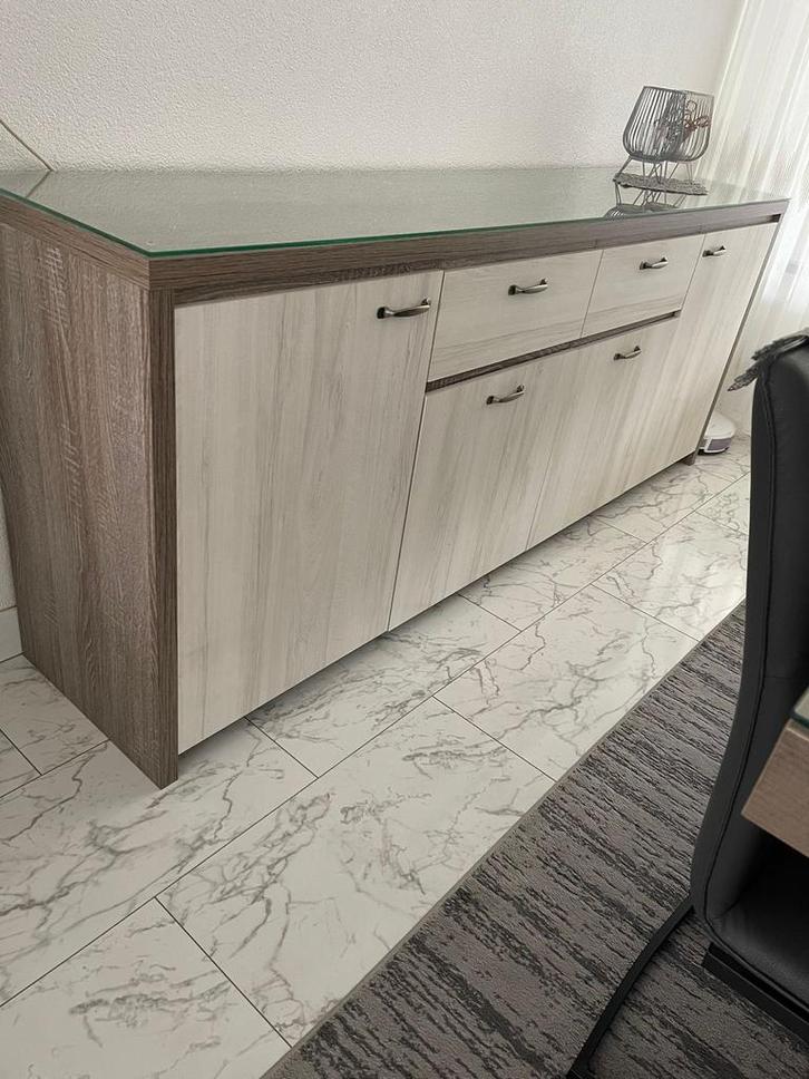 Complete Meubelset - Eetkamer & Dressoir, Huis en Inrichting, Kasten | Dressoirs, Zo goed als nieuw, 200 cm of meer, 50 tot 75 cm
