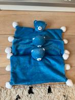 Nestlé Beer Knuffeldoekje Blauw, Ophalen of Verzenden, Gebruikt, Beer