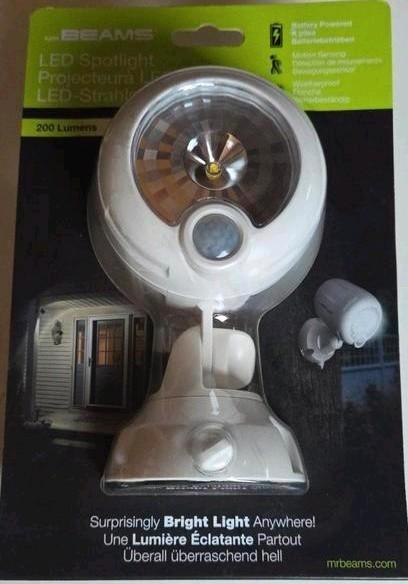 LED Spot Buiten - Mr Beams met Bewegingssensor, Tuin en Terras, Buitenverlichting, Nieuw, Spots, Kunststof, Minder dan 50 watt