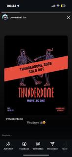 Thunderdome 2025, Tickets en Kaartjes, Eén persoon