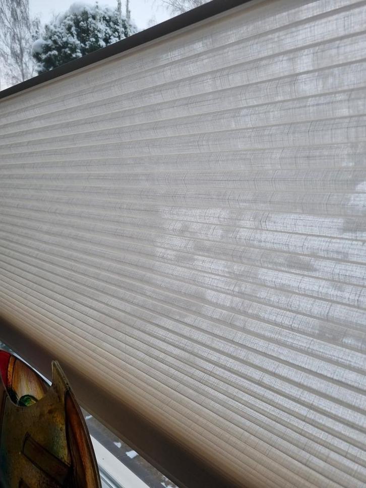 Raambekleding luxaflex duettte shade, Huis en Inrichting, Stoffering | Gordijnen en Lamellen, Zo goed als nieuw, 150 tot 200 cm