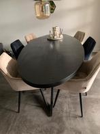 Te koop 6 kamerstoeltjes ex tafel, Huis en Inrichting, Ophalen, Zo goed als nieuw, Rechthoekig, 50 tot 100 cm