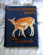 ¤ Apen en hoefdieren in Artis (uit 1940) - AFJ. Portielje, Boeken, Prentenboeken en Plaatjesalbums, Gelezen, Plaatjesalbum, Verzenden