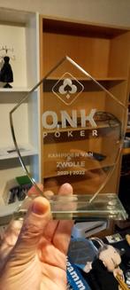 Poker Trofee zwolle, Ophalen of Verzenden, Overige materialen