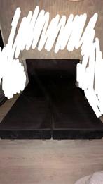 Boxspring 160x200 - Gebruikt, ophalen zaterdag!, Ophalen, Gebruikt, Bruin, Tweepersoons