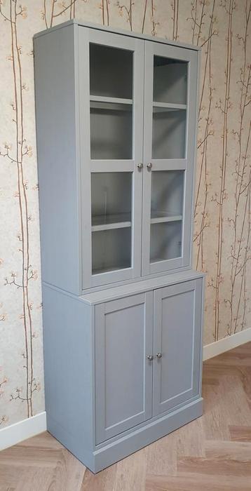 IKEA HAVSTA vitrinekast grijs als nieuw compleet beschikbaar voor biedingen