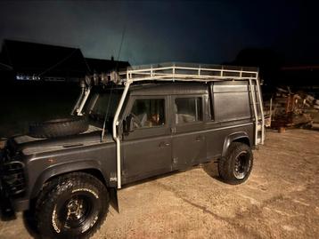 Landrover 130 defender crewcab dakrek beschikbaar voor biedingen