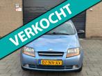 Chevrolet Kalos 1.4 Spirit/ APK/ Airco/ Elect. Pakket, Stof, Gebruikt, Zwart, 4 cilinders