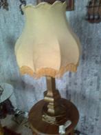 schemerlamp zware messing voet 74h-diam.36 t, Ophalen of Verzenden, Minder dan 50 cm