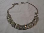art deco strass ketting 42 cm lang nr k 5643, Sieraden, Tassen en Uiterlijk, Antieke sieraden, Ophalen of Verzenden, Overige materialen