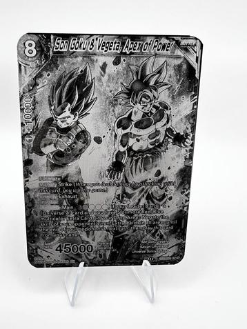 Dragon Ball BT9-136 Son Goku & Vegeta aluminium Metaal Card beschikbaar voor biedingen