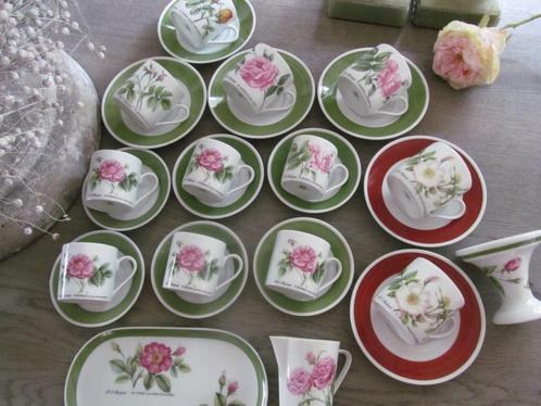 Hutschenreuther P.J. Redoute Rosier Serviesonderdelen, Huis en Inrichting, Keuken | Servies, Zo goed als nieuw, Kop(pen) en/of Schotel(s)