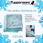 Tupperware stofdoeken, set van 2, nieuw, Ophalen of Verzenden, Nieuw, Oranje, Overige typen