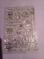 Robot Stempel Set - Clearstamp, Ophalen of Verzenden