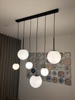 Moderne hanglamp met glazen bollen, Ophalen of Verzenden, Nieuw, Glas, 75 cm of meer