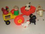 Fisher Price tractor aanhanger boerderij dieren Vintage, Kinderen en Baby's, Speelgoed | Fisher-Price, Gebruikt, Ophalen of Verzenden