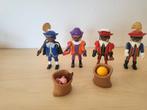 Playmobil zwarte piet pieten set sinterklaas, Kinderen en Baby's, Speelgoed | Playmobil, Ophalen, Zo goed als nieuw, Complete set