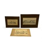 Ids Wiersma (1878-1956) - 3 x inkttekening, Antiek en Kunst, Ophalen of Verzenden