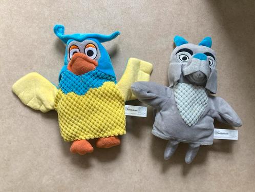 Handpoppen Fabeltjeskrant, set van twee, in nette staat, Kinderen en Baby's, Speelgoed | Babyspeelgoed, Zo goed als nieuw, Overige typen