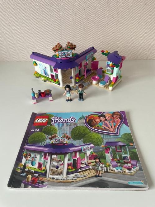 Lego Friends  41336 Emma's Kunstcafé, Kinderen en Baby's, Speelgoed | Duplo en Lego, Zo goed als nieuw, Lego, Complete set, Ophalen of Verzenden