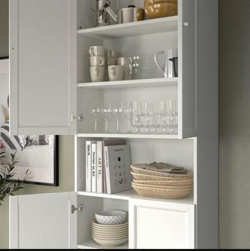 Ikea Billy / oxberg boeken schoenen kast  met deuren  - ZGAN - afbeelding 6