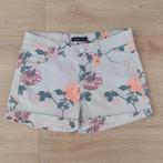 Modstrom - Beige bloemen korte broek - mt m, Maat 38/40 (M), Kort, Verzenden, Beige