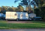 Dethleffs camper 560sk (caravan), Caravans en Kamperen, Caravans, Rondzit, Particulier, Tot en met 4, Luifel
