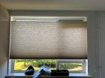 Prachtige beige dubbel plissegordijn, Huis en Inrichting, Stoffering | Gordijnen en Lamellen, Ophalen, Zo goed als nieuw, Beige